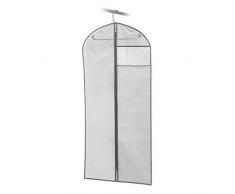 Addis Home Armadio Storage Organisation Long Zip Abiti, Gonne Cappotti con Finestra Grigio