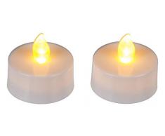 ootb - Candela con Luce Lampeggiante a LED Bianco Caldo, 4 cm