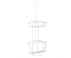 TATAY mensola da Doccia, in Acciaio Inossidabile, Bianco, 22.5Â x 9Â x 60Â cm