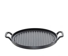 KÃ¼chenprofi 407591026 - Bistecchiera con 2 impugnature, Modello Rotondo Provence, 26 cm, Colore: Nero