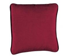 biederlack Aura Fodera Cuscino, Misto Cotone, Rosso, 50x50x12 cm