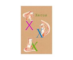 Komar - Quadro da Parete con Immagine di Animal X, per Soggiorno, Camera da Letto, Decorazione, Stampa Artistica Senza Cornice, Disponibile in 3 Misure, Multicolore, P036X-50x70