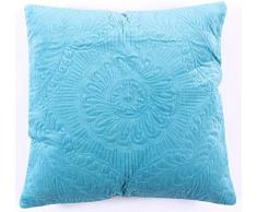 La Finesse Copricuscino Decorativo Quadrato 50 x 50 cm per la casa in Cotone per Soggiorno Divano Camera da Letto cc363, Tessuto colorato, Taglia Unica