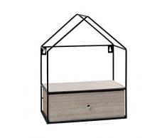 BigBuy Home Cassettiera (1 Cassetto) 112000, Multicolore, Taglia Unica