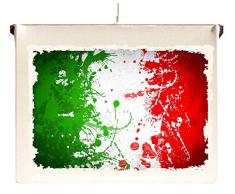 Capricci Italiani Lampada Quadro a Sospensione da soffitto Bandiera Italia