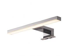 SLV dorisa lampada da specchio, Alluminio, Cromo