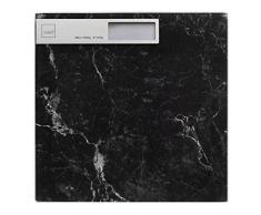 kela Liron Bilancia Pesapersone, Vetro, Nero, 30Â x 30Â x 2Â cm