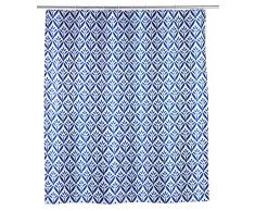 Wenko 23817100 Lorca, Tenda da Doccia in Poliestere, Multicolore, 180 x 200 cm