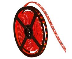 G.W.S LED, Rosso (Solo Striscia), 5 m