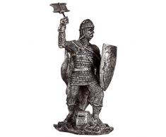 Puckator Statuetta da Collezione di Cavaliere combattente x 1, Resina, Multi, Height 12.5-14cm Width 7cm Depth 4-5cm