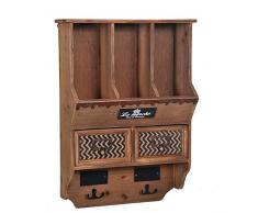 Bianchi Dino MB123_50 Mensola con Cassetti, Legno,, 16x38x53.5 cm