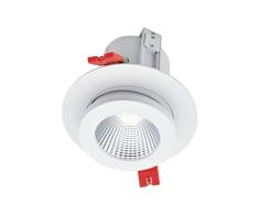 SLID Concept 0525 Faretto da Incasso, Alluminio, Bianco