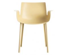 Kartell Piuma Poltroncina, Senape, 3.9x77x62 cm