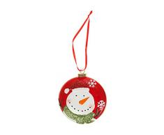 PMS - Appendiabiti Natalizi, 11 x 3 cm, 12 Pezzi