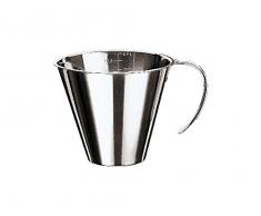 PADERNO 42581-01 Misurino Graduato Impilabile 0.1 lt, Acciaio Inox