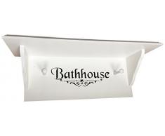 The Painted Scopa Company Bathhouse mensola, Colore: Bianco