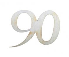Petra S bastel News a gez1990Â strame decorazione, 40Â x compleanno numero, 19Â mm
