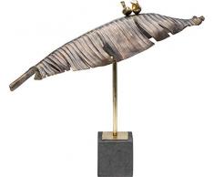 KARE - Statuetta Decorativa a Forma di Foglia di Banana, 54 cm, Colore: Marrone, Taglia Unica