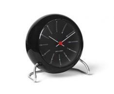 Rosendahl Bankers Table Clock Ã11 cm Black Orologio da Tavolo, Nero, unica