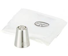 Dr. Oetker 1993 - Beccuccio a forma di tulipano + 4 sac Ã poche monouso, argento/trasparente