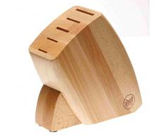 Sambonet 51592-AA Ceppo per 5 Coltelli, Legno