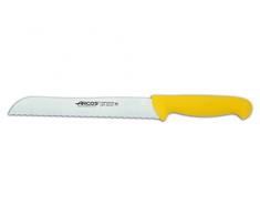 Arcos 291400 Coltello Pane, Acciaio Inossidabile, Giallo, 200 mm