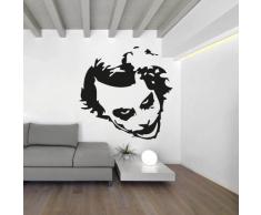 Adesiviamo Wall0000735_N_L Adesivo da Parete, PVC, Nero, 55 x 55 cm