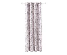Ready Bonn Tenda con Occhielli, Tessuto, Malva, 145Â x 3Â x 270Â cm