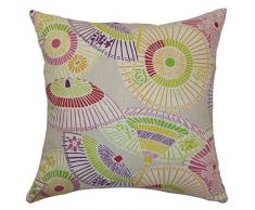 The Pillow Collection Ayesa Umbrella Cuscino, Viola