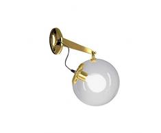 Artemide Miconos Lampada da Parete, Ottone
