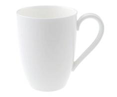 Villeroy & Boch â Royal tazza grande da caffè, tazza da caffè semplice in porcellana Bone Premium, bianco brillante, lavabile in lavastoviglie, 350 ml