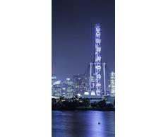 ID PeelitStickit-007, 60 x 130 cm, Altezza Â«Famosi edifici e CittÃ , di Alta qualitÃ , Carta da Parati, in Vinile, da Parete