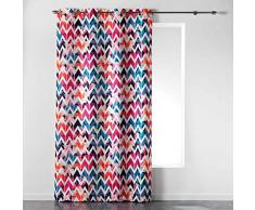 Douceur dIntérieur Tenda con Occhielli, 140 x 260 cm, in Poliestere, Stampa Zigzagfun.