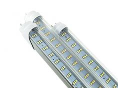 Neon LED 18W, 120 cm, Luce Calda, 240 SMD, Trasparente ,T8 2835 Plafoniera