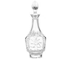 Crystaljulia 05910 - Caraffa per vino, in cristallo al piombo, 1500 ml