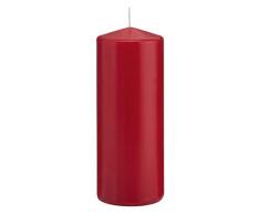 Wiedemann 218318.056 - Set di 16 Candele a Colonna, in cellophane, Cera, 15 x 6 cm, Colore: Rosso Antico