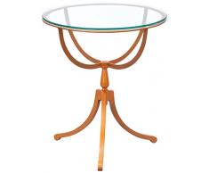 Esidra Chicopee Tavolino, Metallo, Rame, 50x50x55 cm