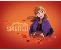Komar - Quadro Disney Frozen 2 Anna Autumn Spirit, per cameretta dei Bambini, Decorazione, Stampa Artistica, Disponibile in 3 Misure, Multicolore, WB077-50x40
