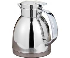 Esmeyer Maestro - Caraffa Termica Maestro 1,0 Litri, in Acciaio Inox, infrangibile con Base in Acciaio Inox, Altezza: 194 mm