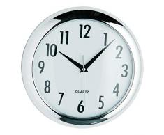 Premier Housewares PREM-2200419 Orologio da Parete, Argento, 24x4x24 cm