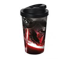 Star Wars 13001Â Coffee to Go Tazza, Episodio VII, Kylo Ren Coffee to Go Bicchiere, Plastica, Multicolore, 9Â x 9Â x 17Â cm