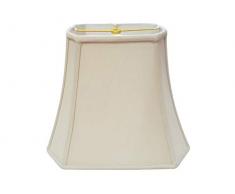 Royal Designs - Paralume rettangolare ad angolo, Beige, (7 x 9) x (10.25 x 16) x 12.25