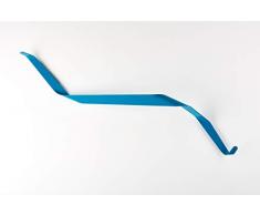 Bender Neuvonfrisch Gancio Appendiabiti da Parete in Acciaio L â H 30 X L 68 X P 10