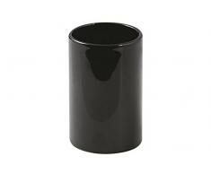 H&H Linea Bagno DosaSapone, Ceramica, Nero