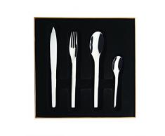 DegrenneÂ âÂ MirageÂ âÂ Set 24Â monoblocco Lama Sega N. 2, Acciaio Inox, Argento