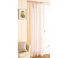 Just Contempo, Luminosa Tenda a Pannello in Voile, Colore: Crema, Poliestere, Cream Sparkle, 54x54