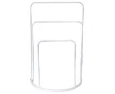 MSV 140434 - Portatovaglioli da 49,5 x 26 x 75,5 cm, Colore: Bianco