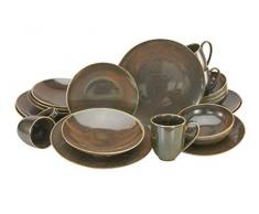 CreaTable 22618 Shiny Series, Servizio di stoviglie, 20 Pezzi, Porcellana