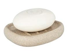 Wenko 23684100 Portasapone Pion, Ceramica, 12, 5 x 2, 5 x 9 cm, Beige