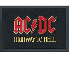 Rockbites Design 1012507610 Zerbino, Poliammide, Nero, 40 x 60 cm